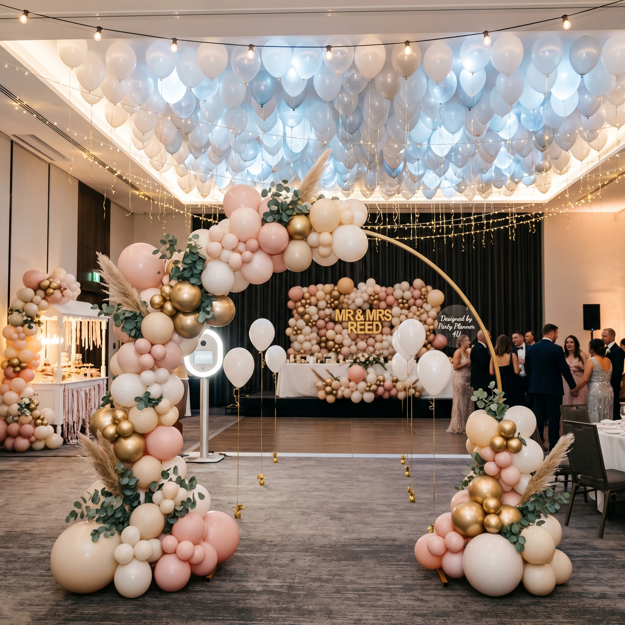 Cuál es la mejor decoración de globos para un matrimonio